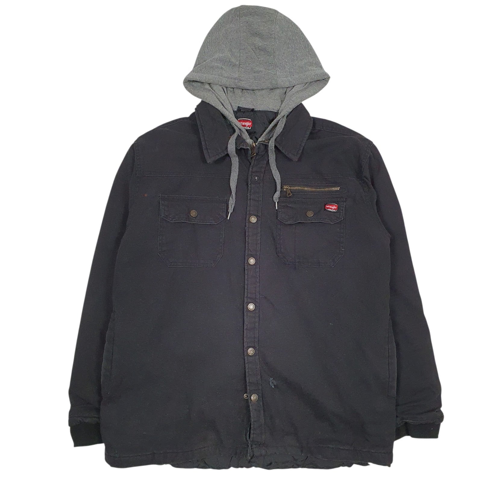 Mens Black Wrangler Padded  Coat