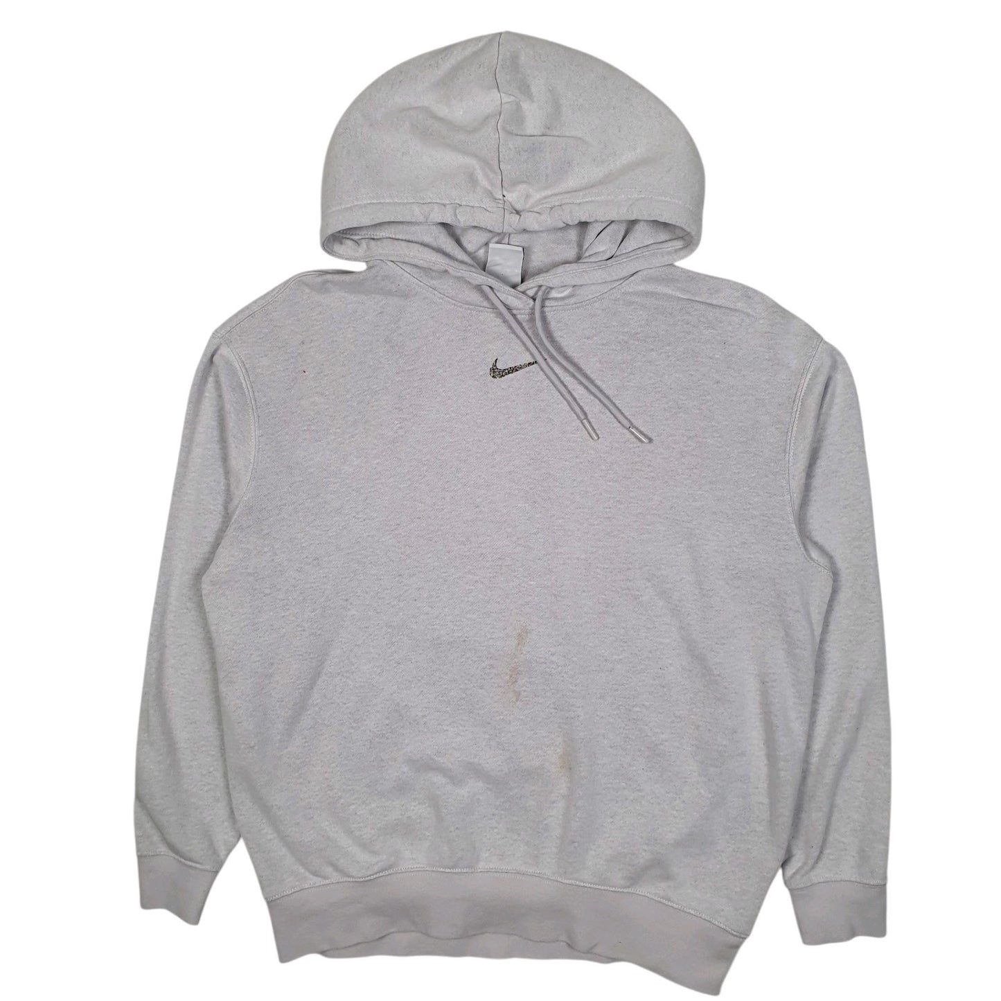 Mens Grey Nike Baggy Oversized Hoodie Jumper