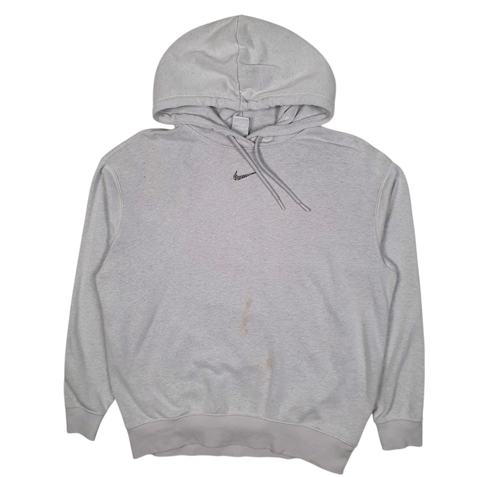 Mens Grey Nike Baggy Oversized Hoodie Jumper