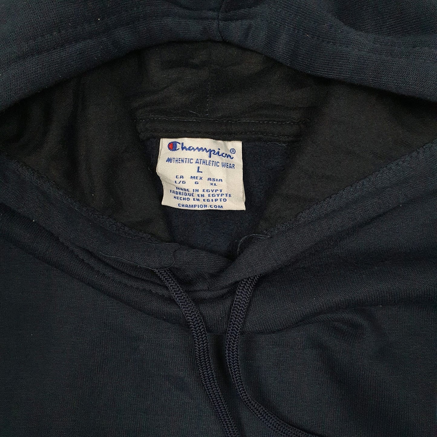 Mens Navy Champion  Hoodie Jumper