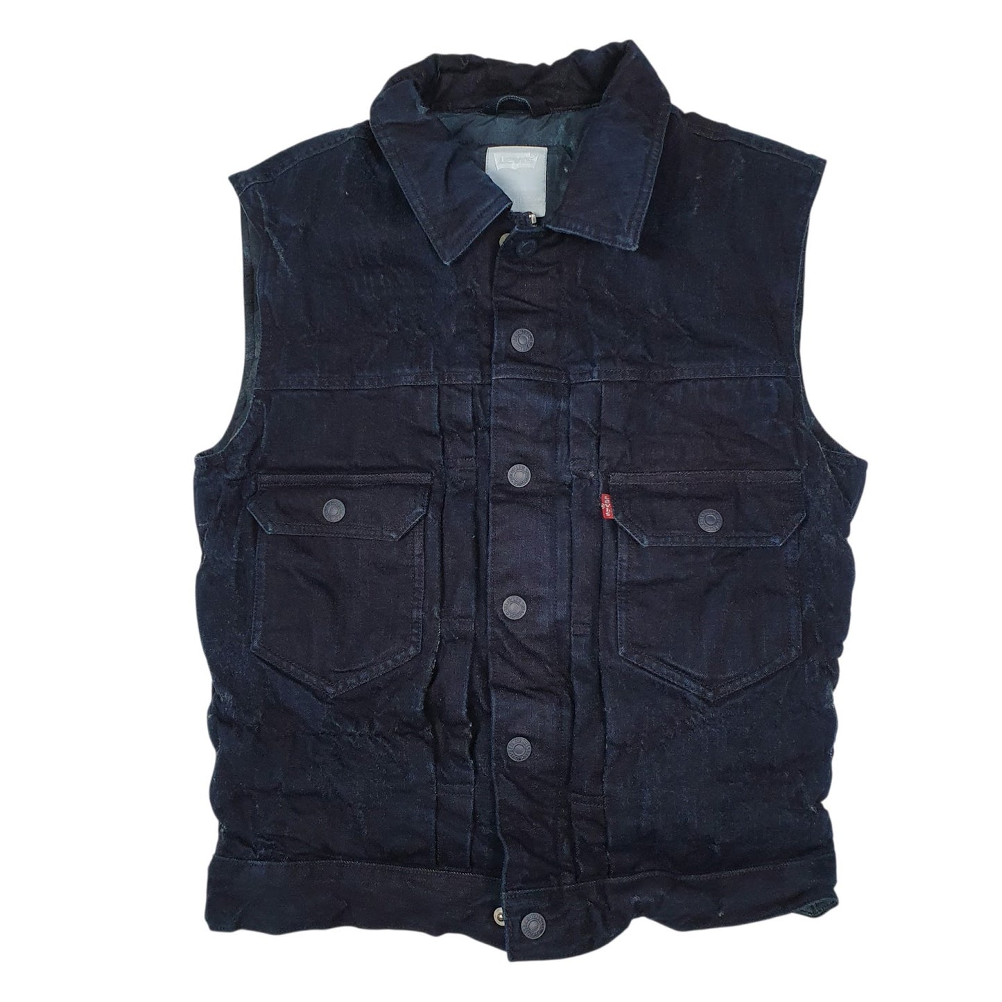 Mens Navy Levis Bodywarmer Vest  Coat