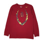 Mens Burgundy Nike  Long Sleeve T Shirt