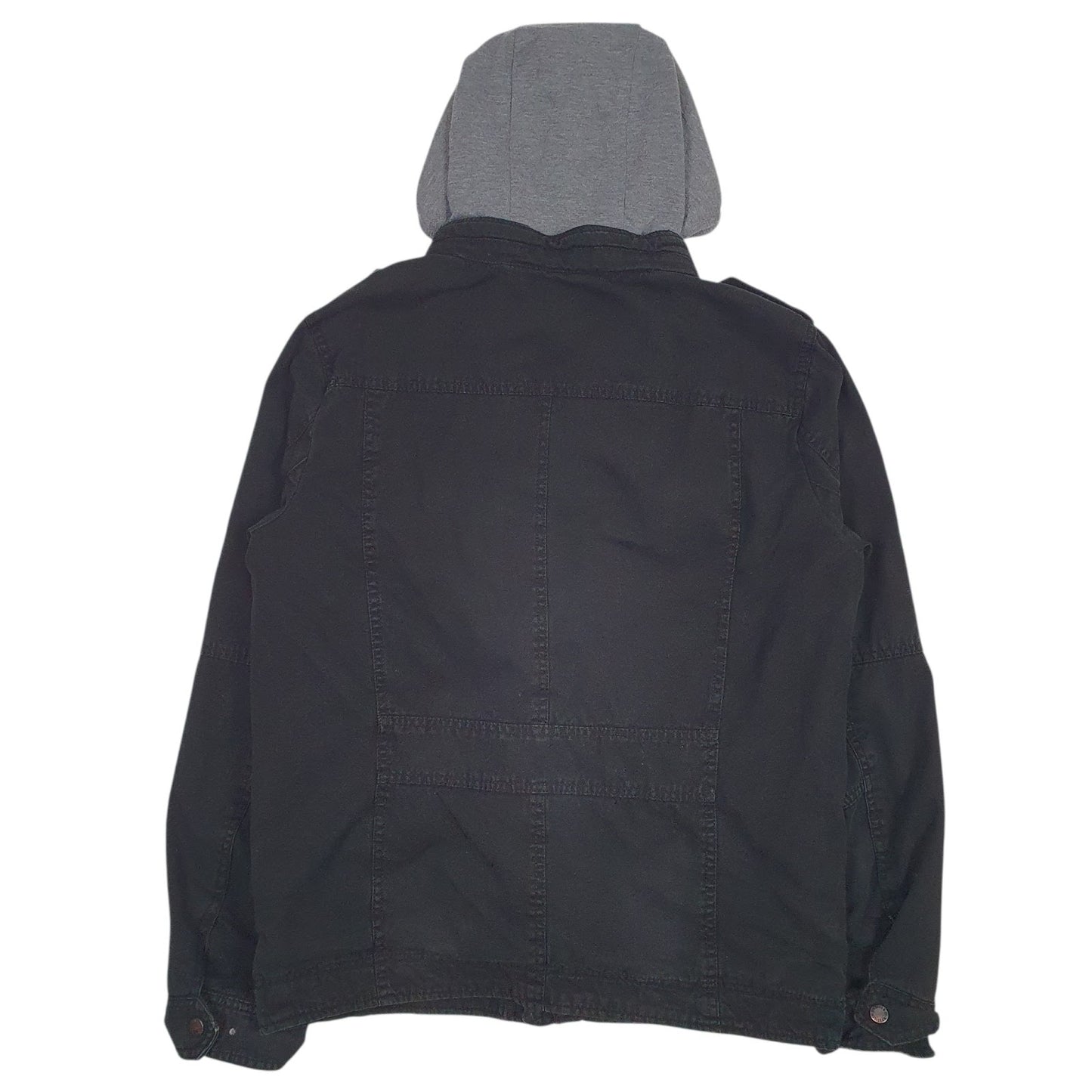 Mens Black Levis Sherpa Lined  Coat