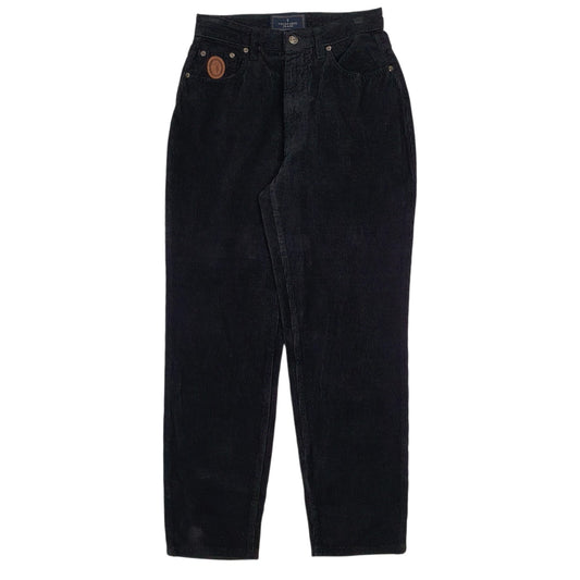 Womens Black Trussardi Jeans  Corduroy Trousers