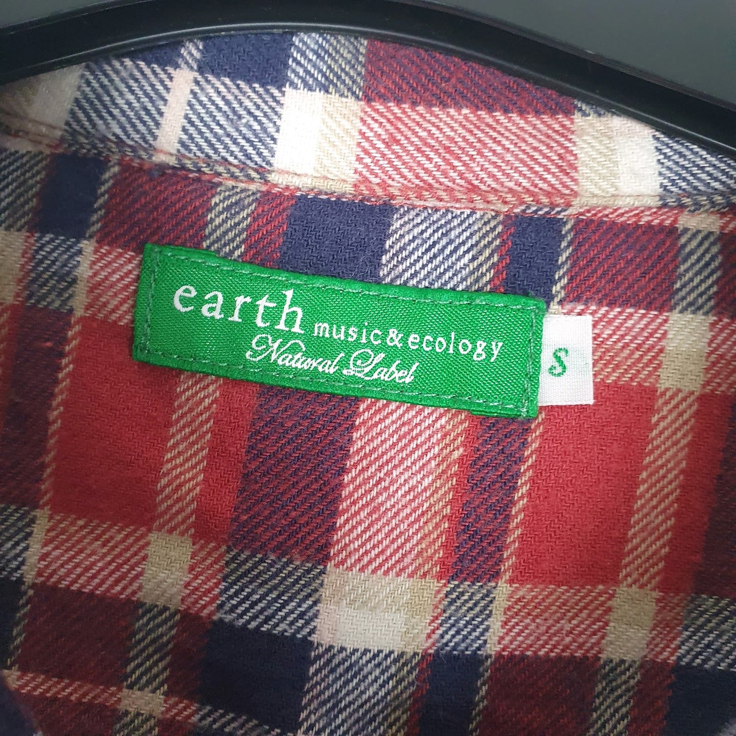 Womens Red Earth Flannel  Shirt