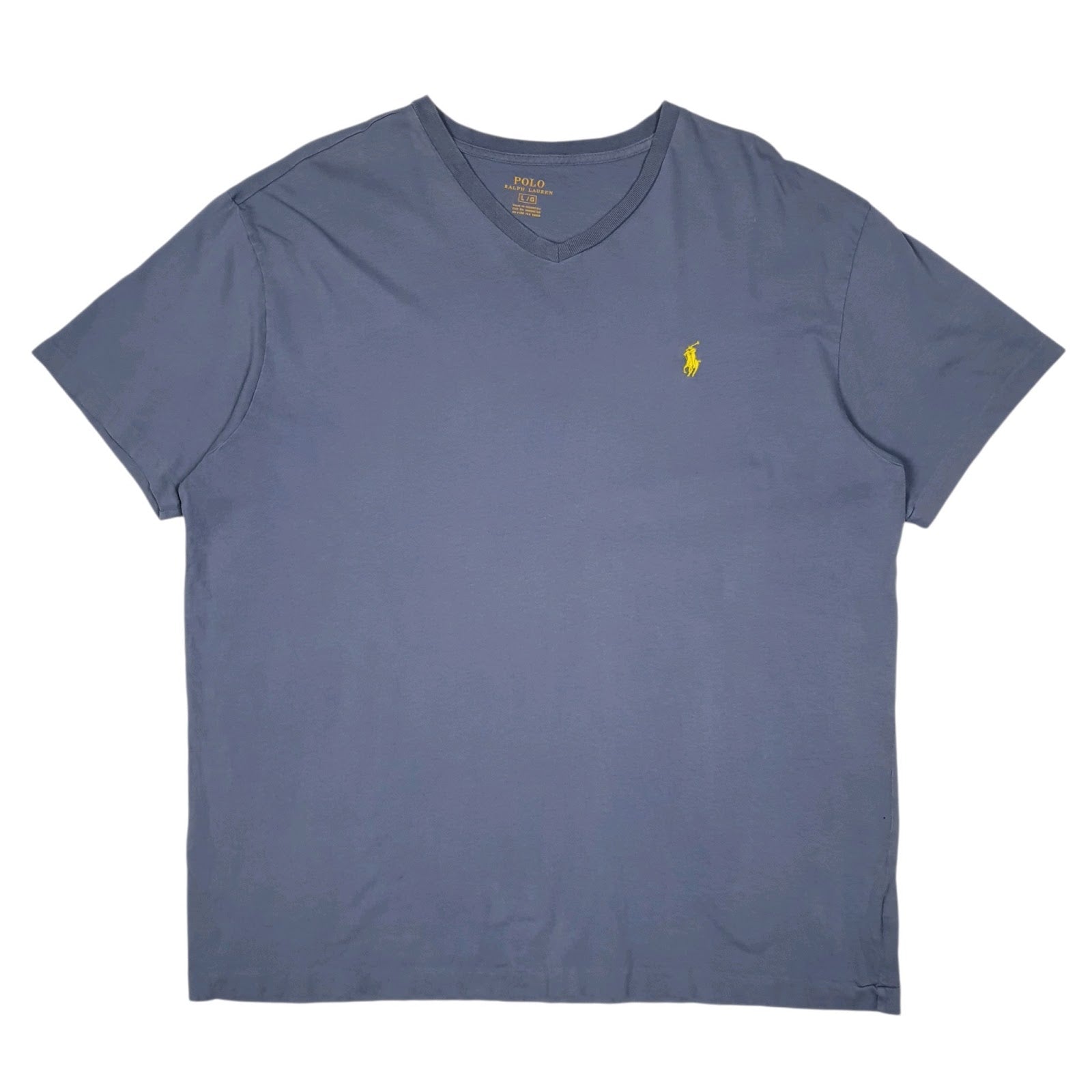 Mens Blue Polo Ralph Lauren V Neck Short Sleeve T Shirt