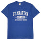 Mens Blue Fruit Of The Loom  Short Sleeve T Shirt