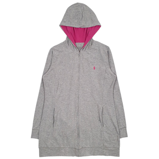 Womens Grey Ralph Lauren  Full Zip Jumper