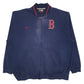 Mens Navy Nike MLB Boston Red Sox Full Zip Jumper