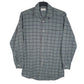 Mens Grey Florymond Vintage Flannel Long Sleeve Shirt