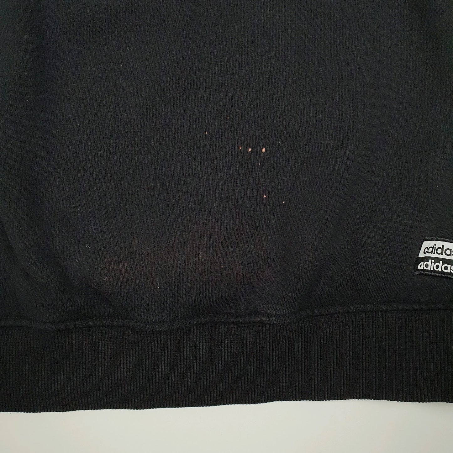 Womens Black Adidas  Crewneck Jumper