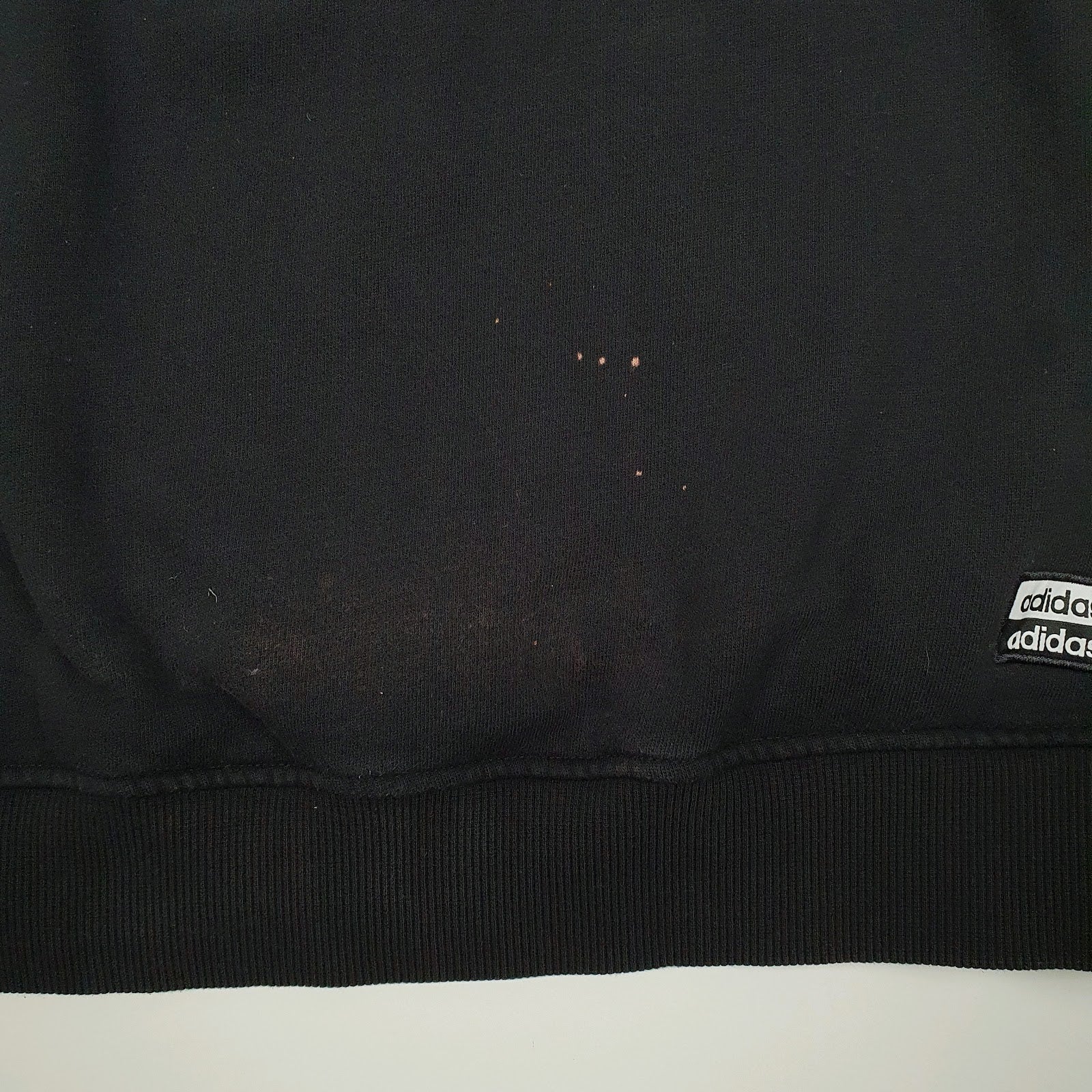 Womens Black Adidas  Crewneck Jumper