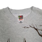Mens Grey Fruit Of The Loom Wildlife Crewneck Jumper