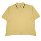 Mens Yellow Haggar  Short Sleeve Polo Shirt