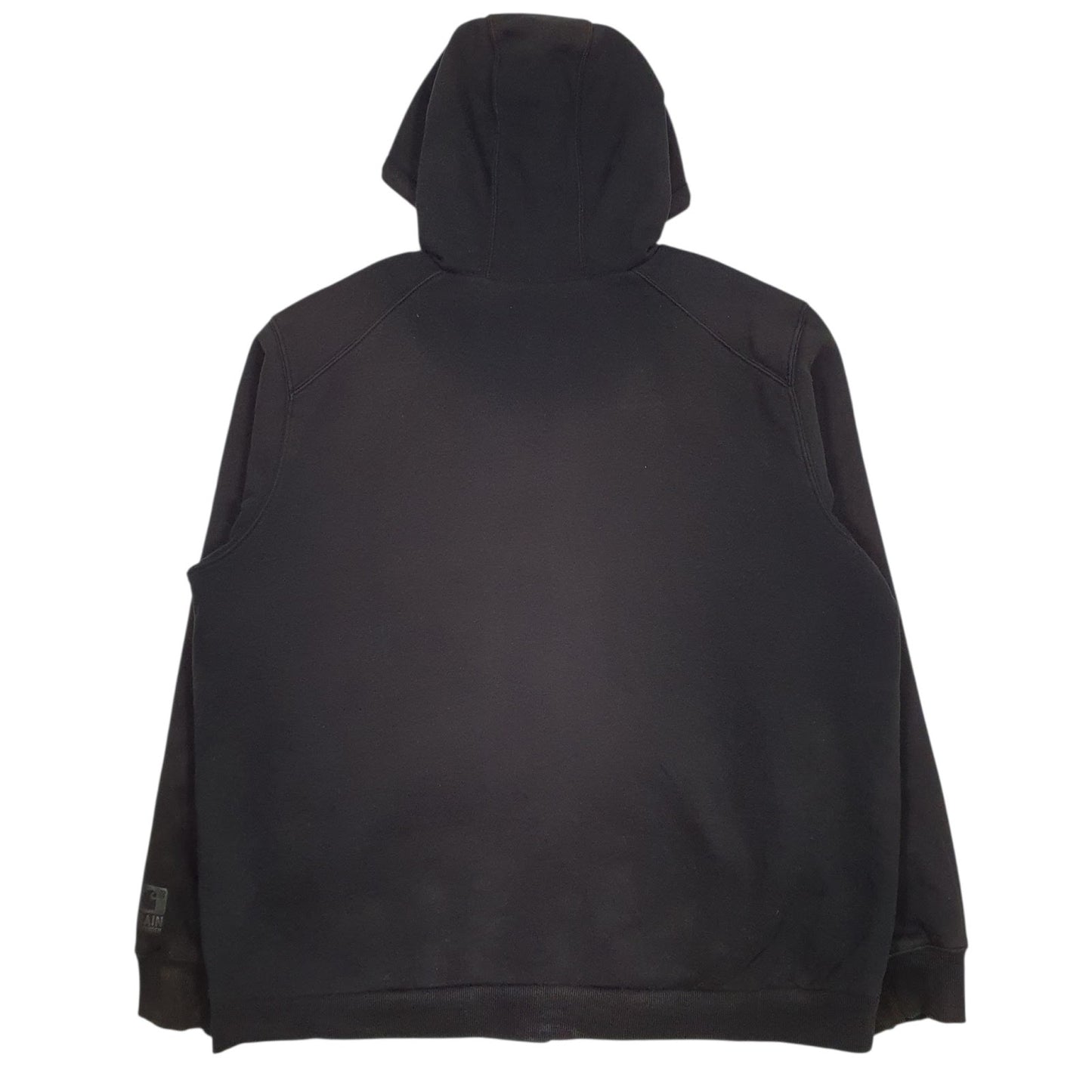 Mens Grey Carhartt Quilt Lined Padded Full Zip Jumper