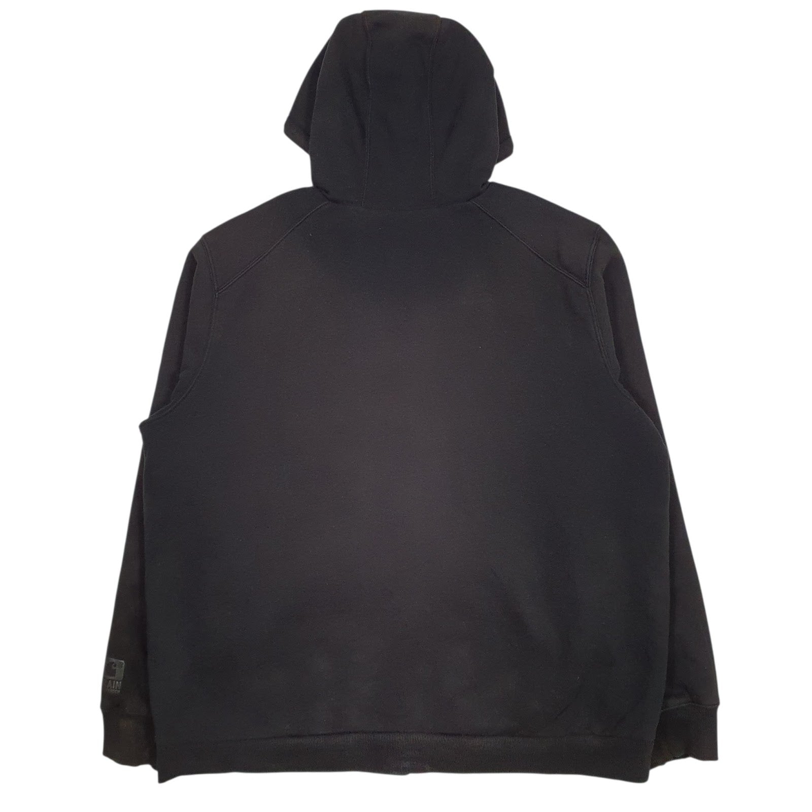 Mens Grey Carhartt Quilt Lined Padded Full Zip Jumper