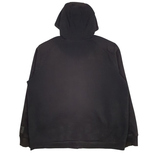 Mens Grey Carhartt Quilt Lined Padded Full Zip Jumper