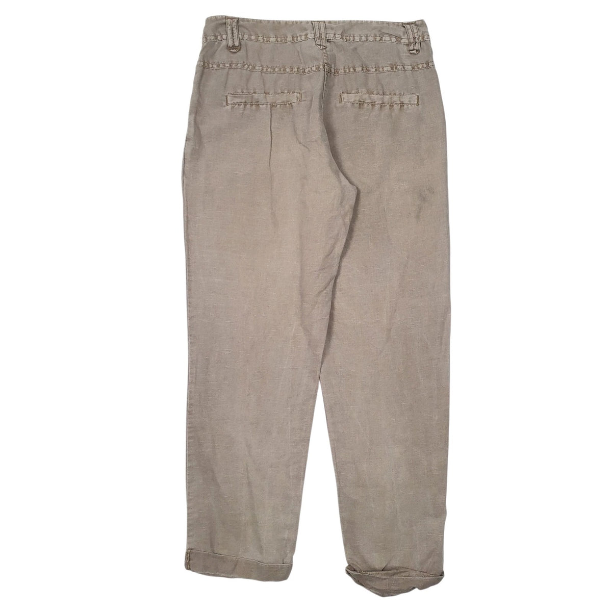 Womens Beige Atmosphere Pleated  Trousers