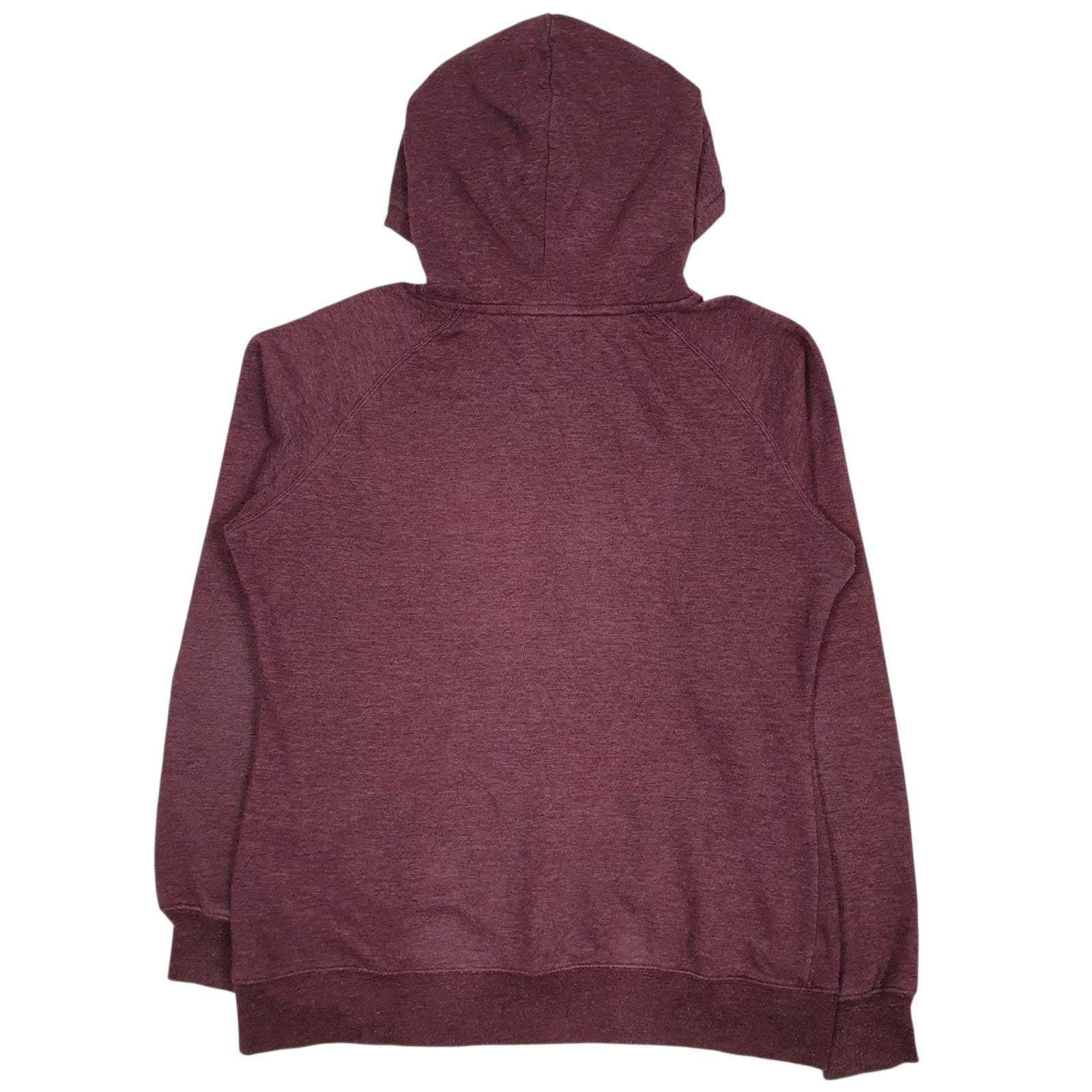 Womens Burgundy The North Face Spellout Hoodie Jumper