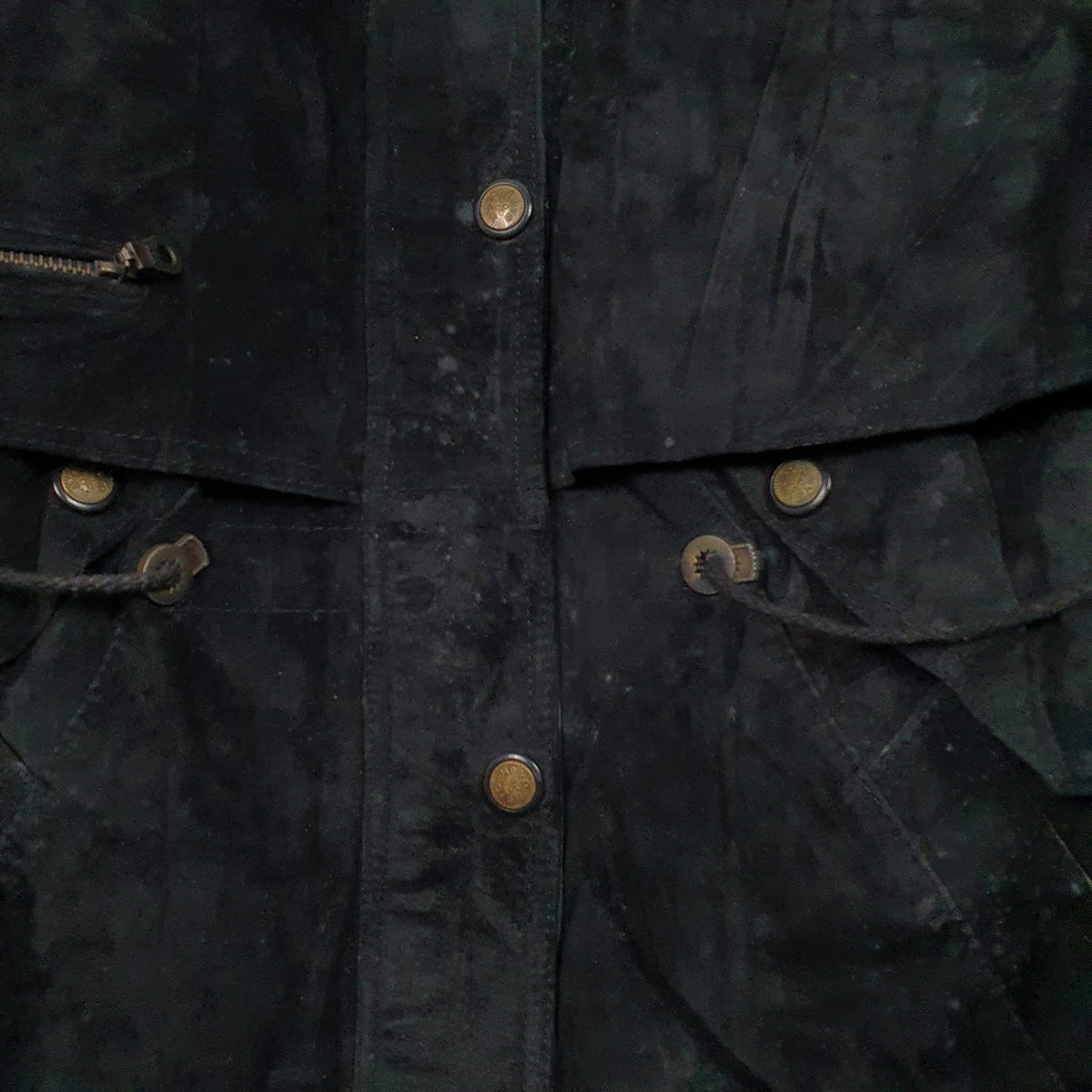 Womens Black In-Frac-Tion   Coat