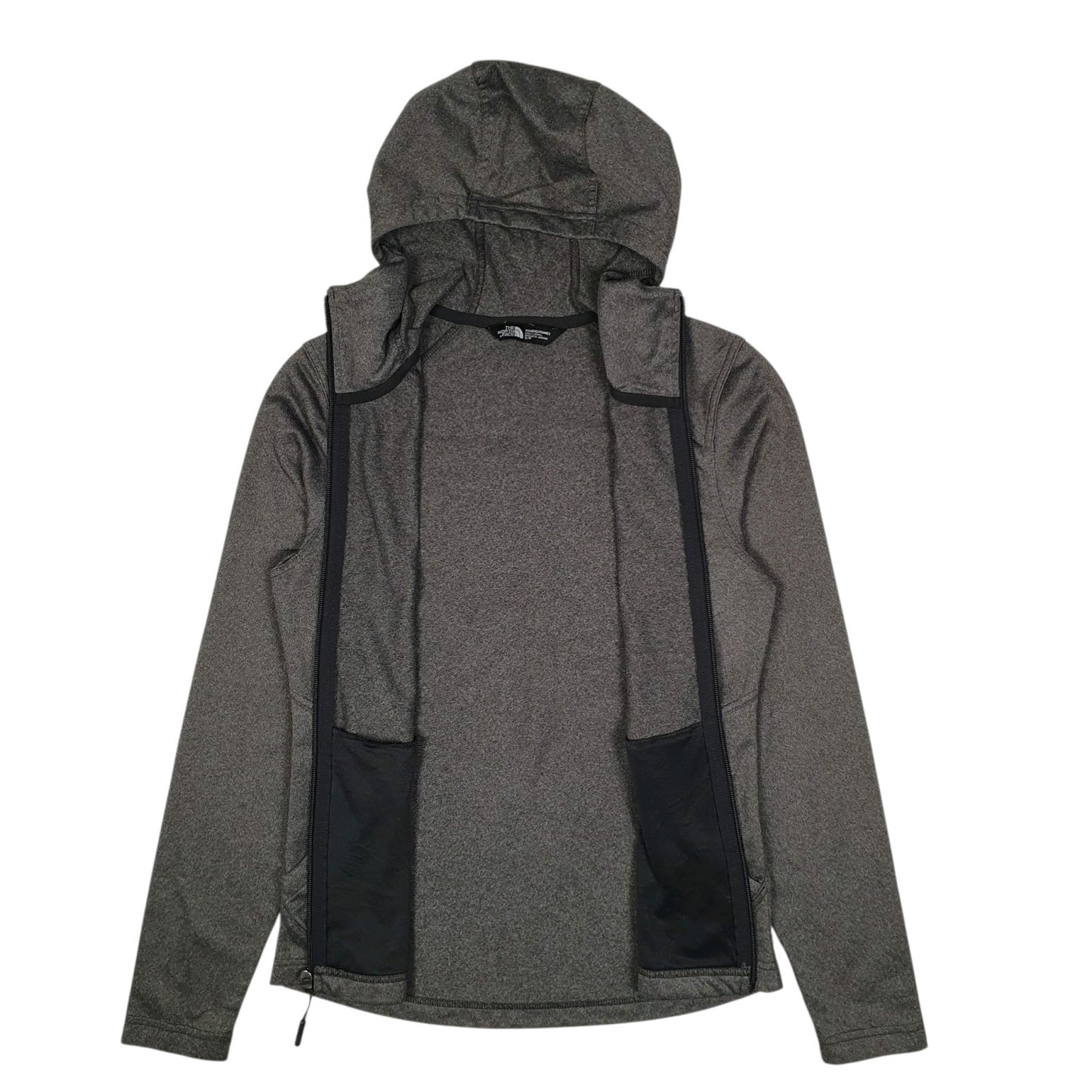 Womens Grey The North Face Hoodie Full Zip Jumper