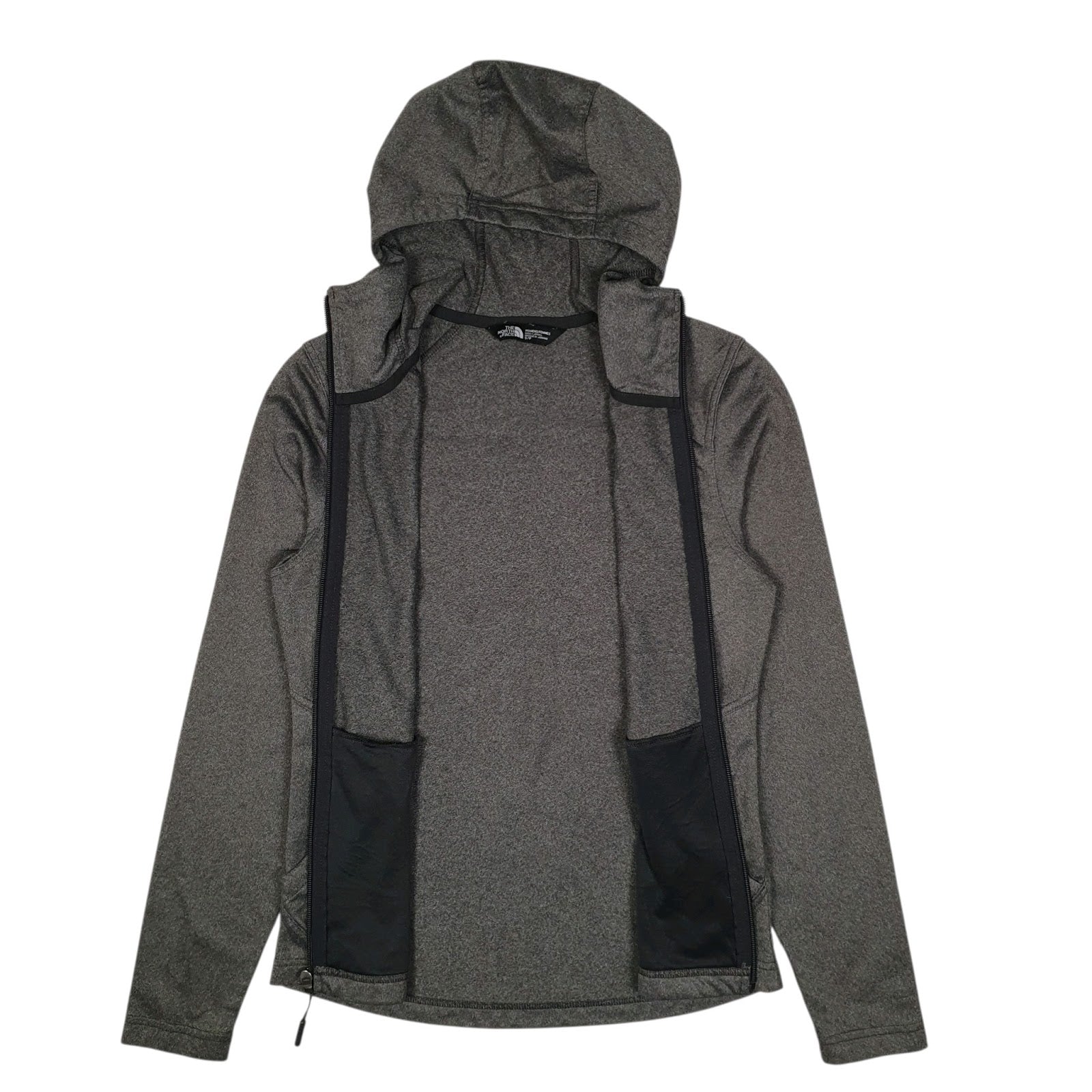 Womens Grey The North Face Hoodie Full Zip Jumper