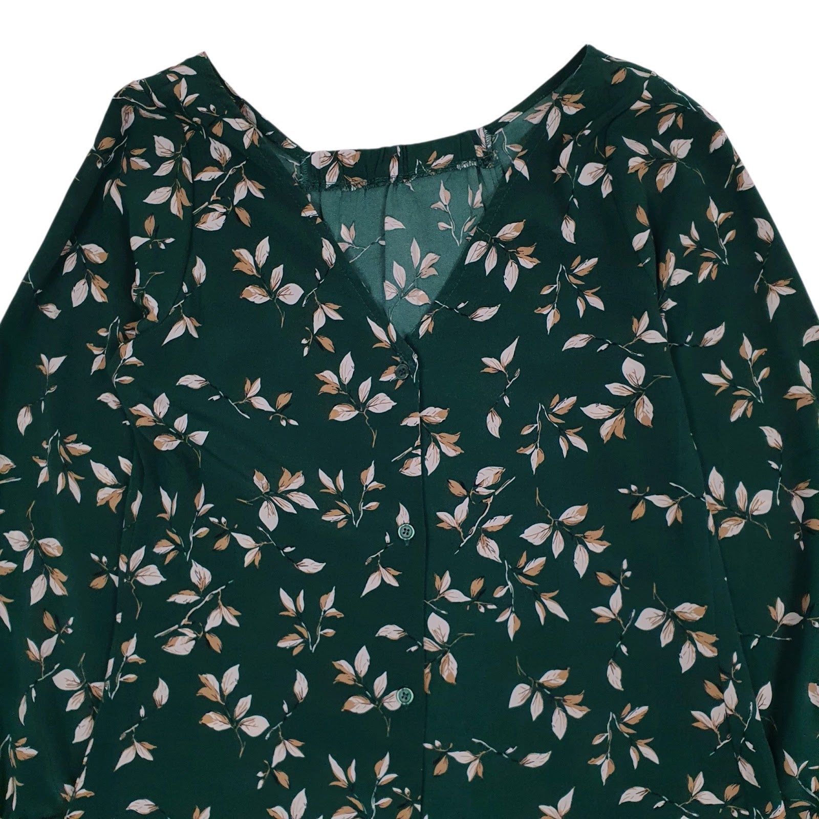 Womens Green Unbranded Floral  Dress