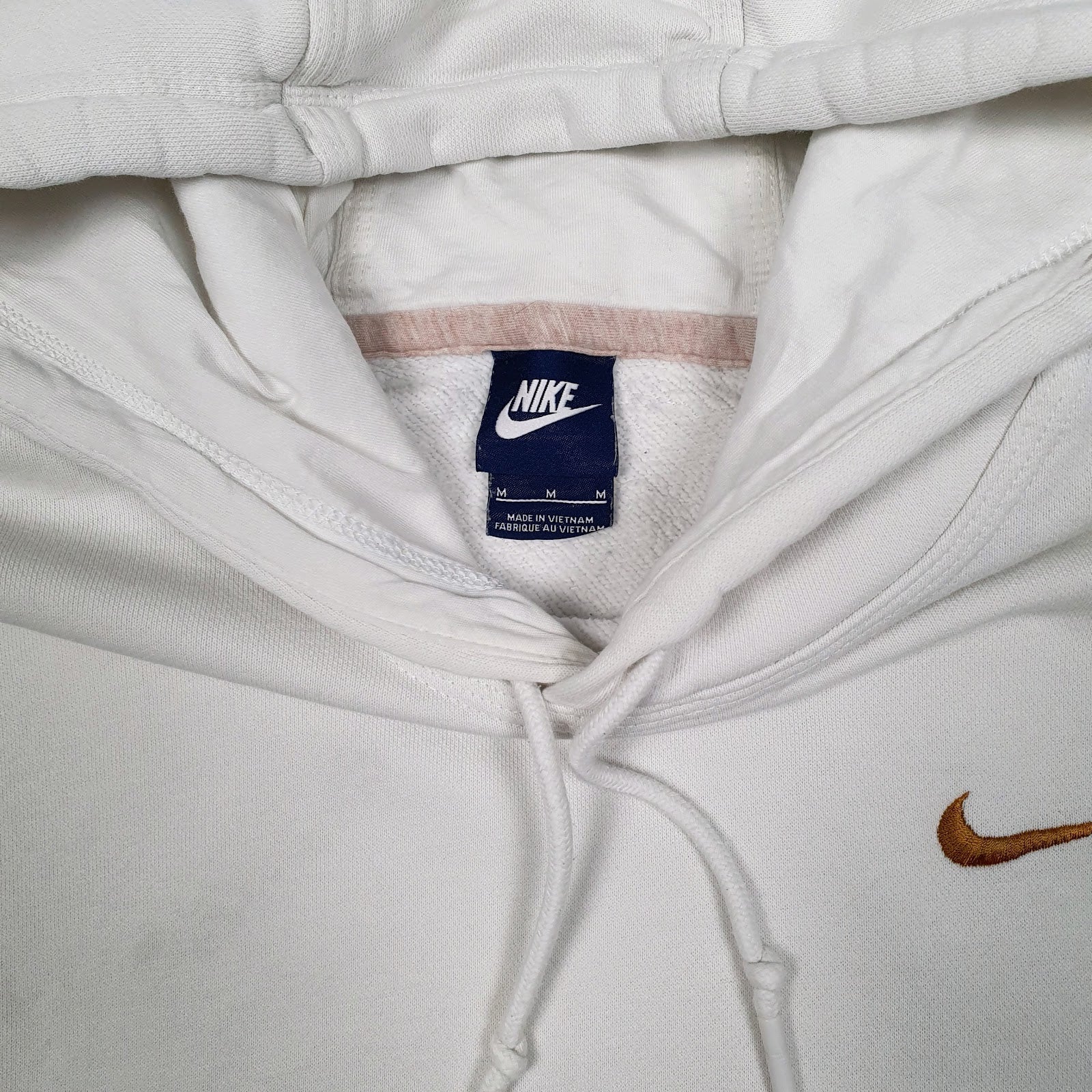 Mens White Nike  Hoodie Jumper