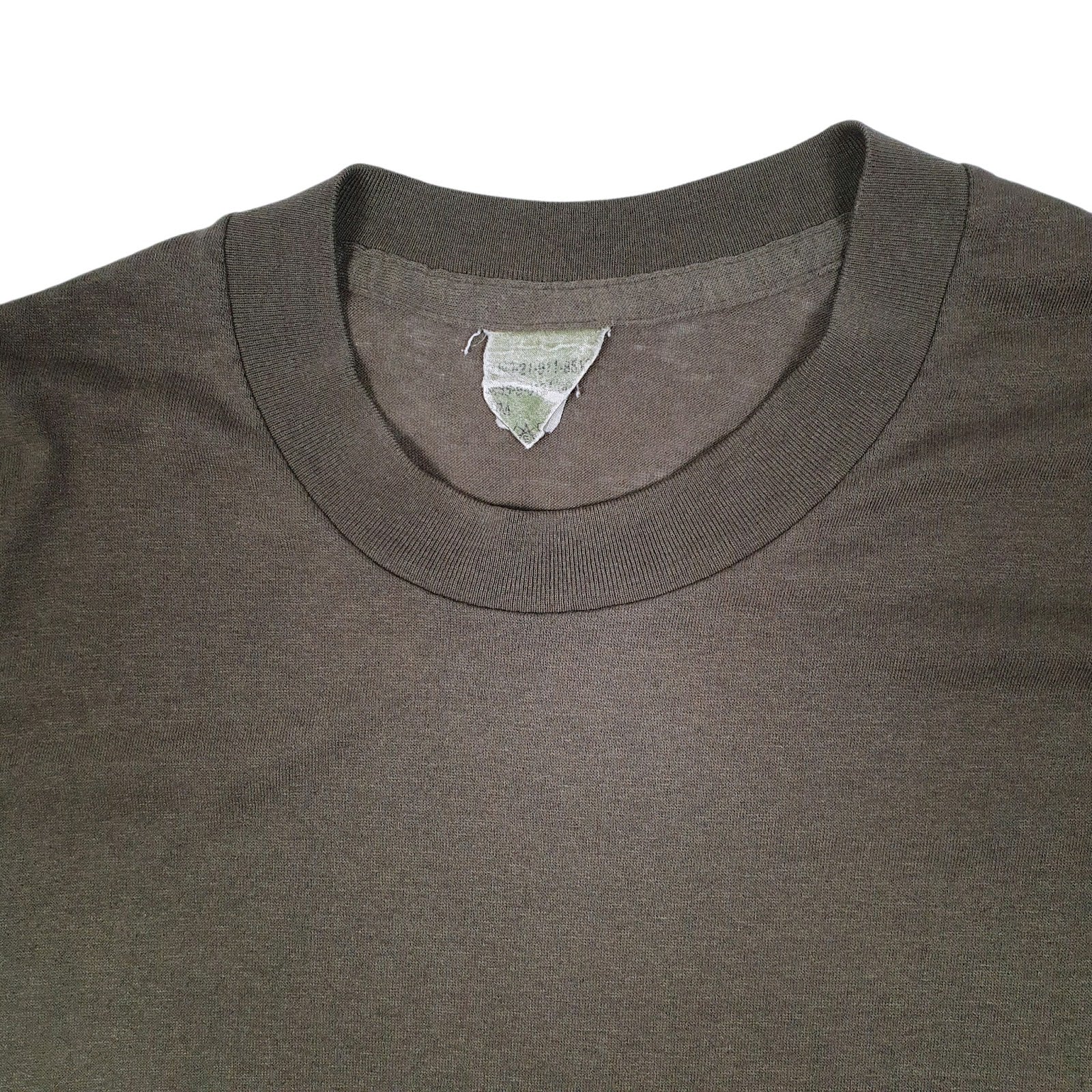Mens Green Unbranded Military Hoodie T Shirt
