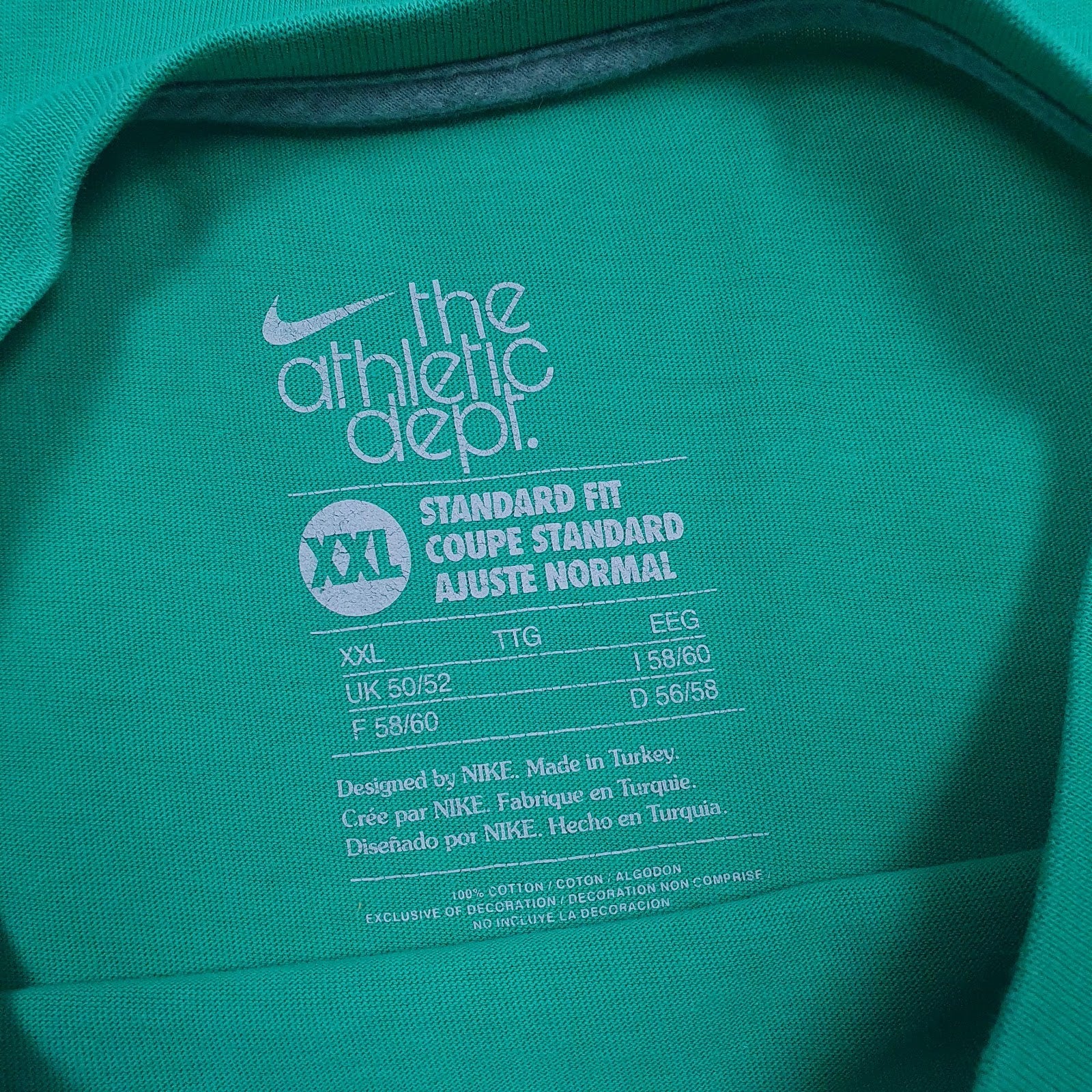 Mens Green Nike   T Shirt
