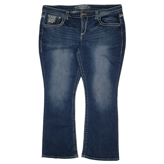 Womens Blue Maurices Premium Y2K Low Rise JeansW44 L32