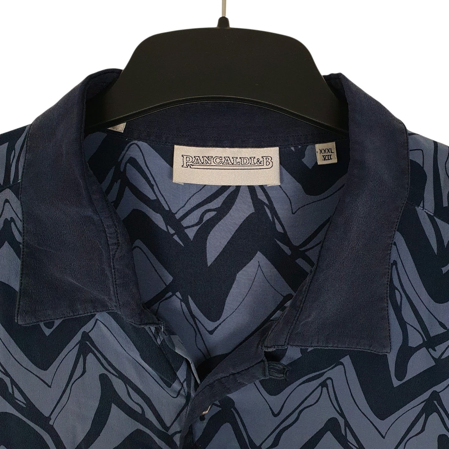 Mens Navy Pancaldi & B   Shirt