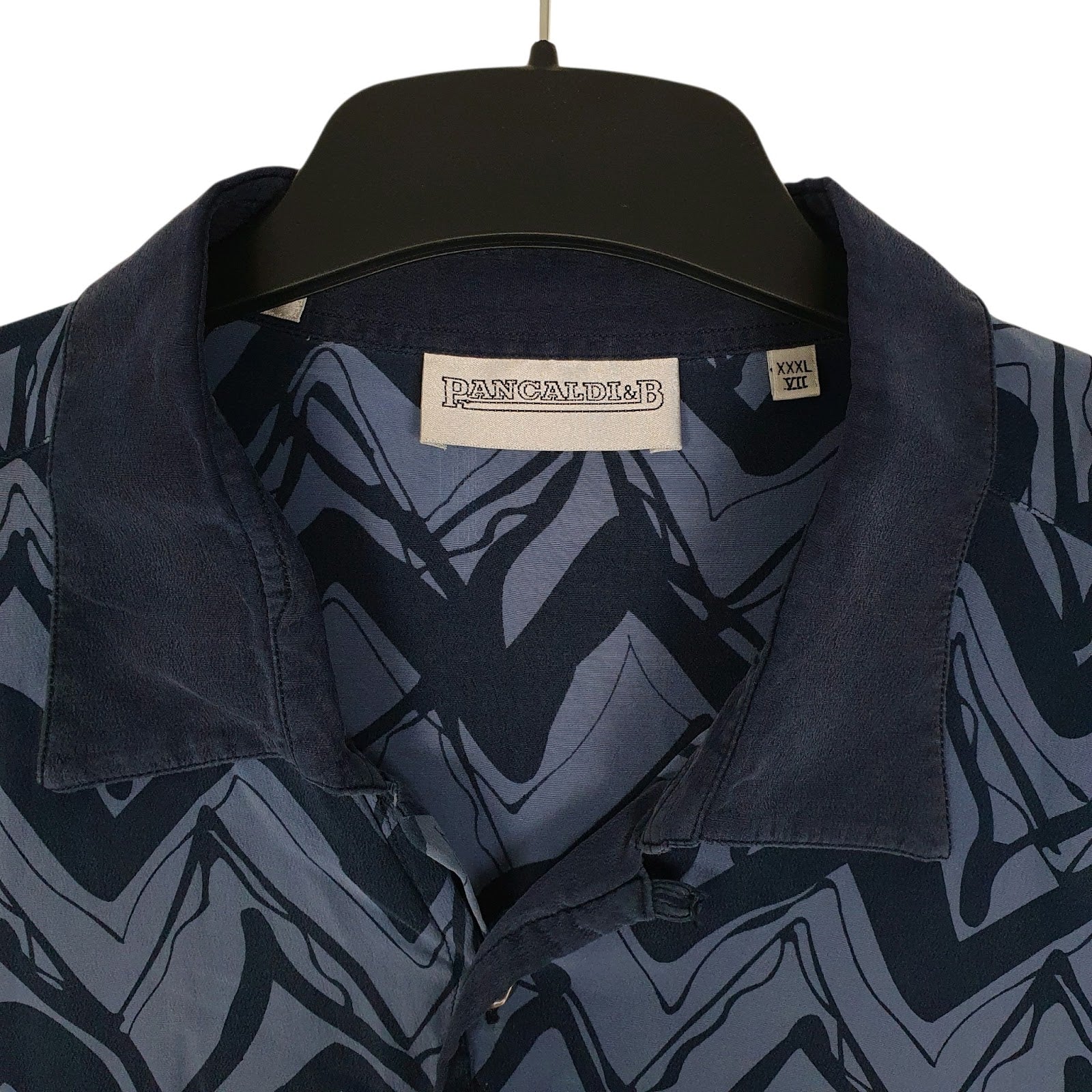 Mens Navy Pancaldi & B   Shirt