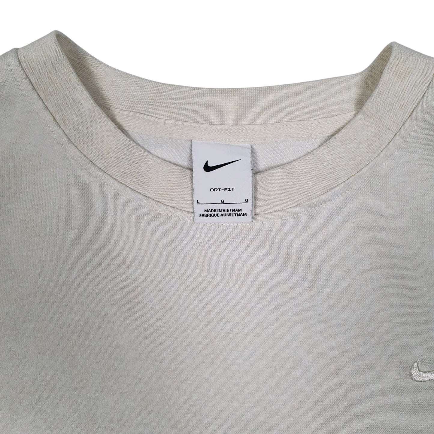 Mens White Nike  Crewneck Jumper