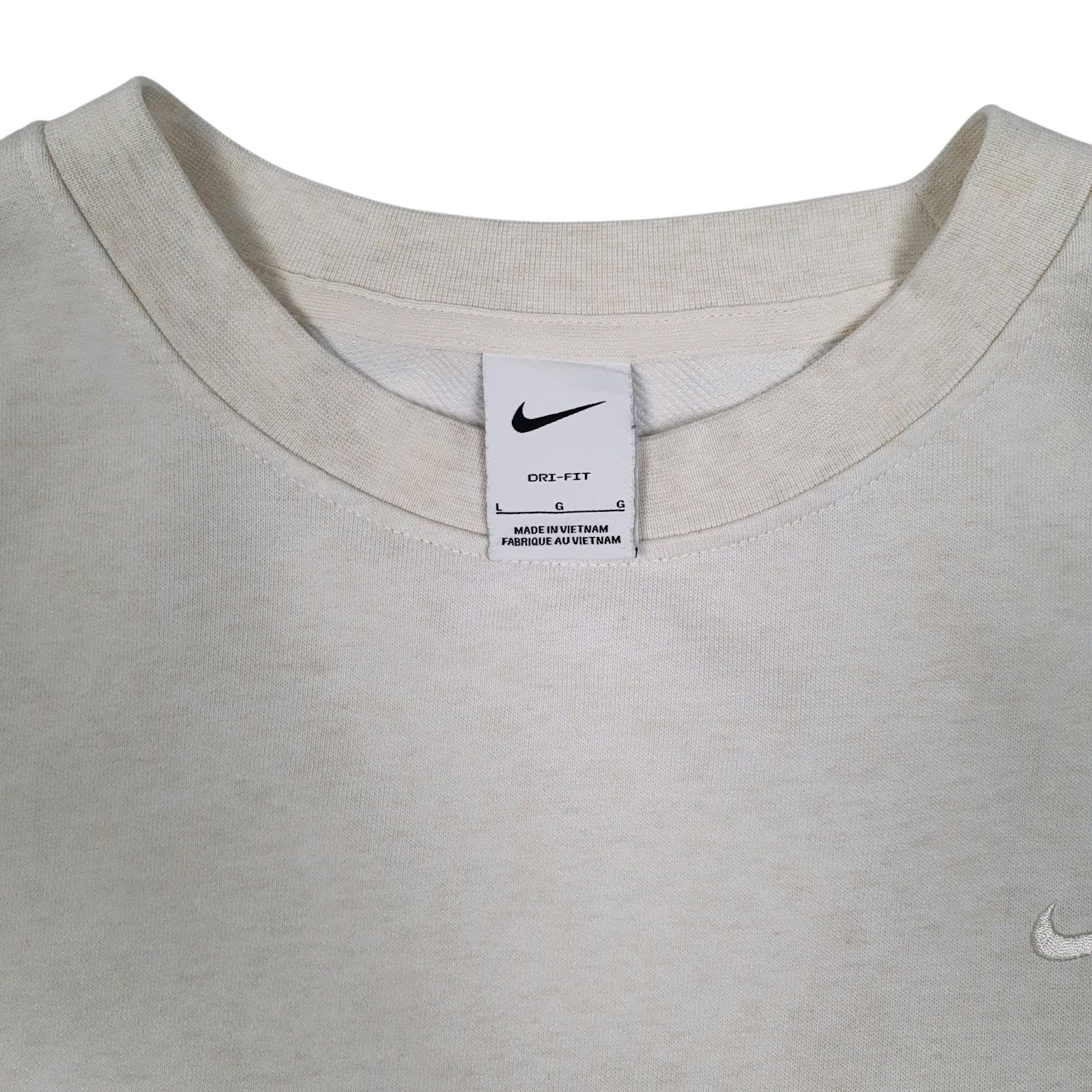 Mens White Nike  Crewneck Jumper