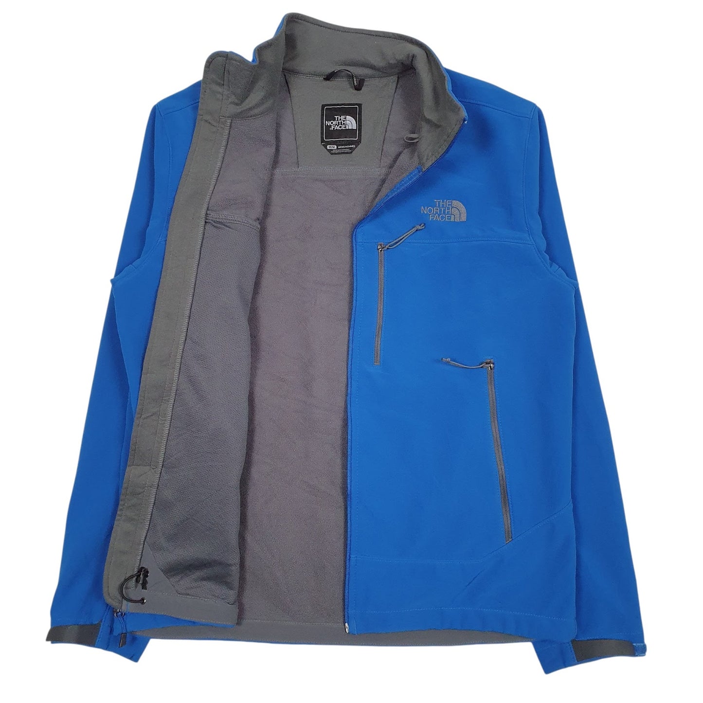 Mens Blue The North Face  Crewneck Coat