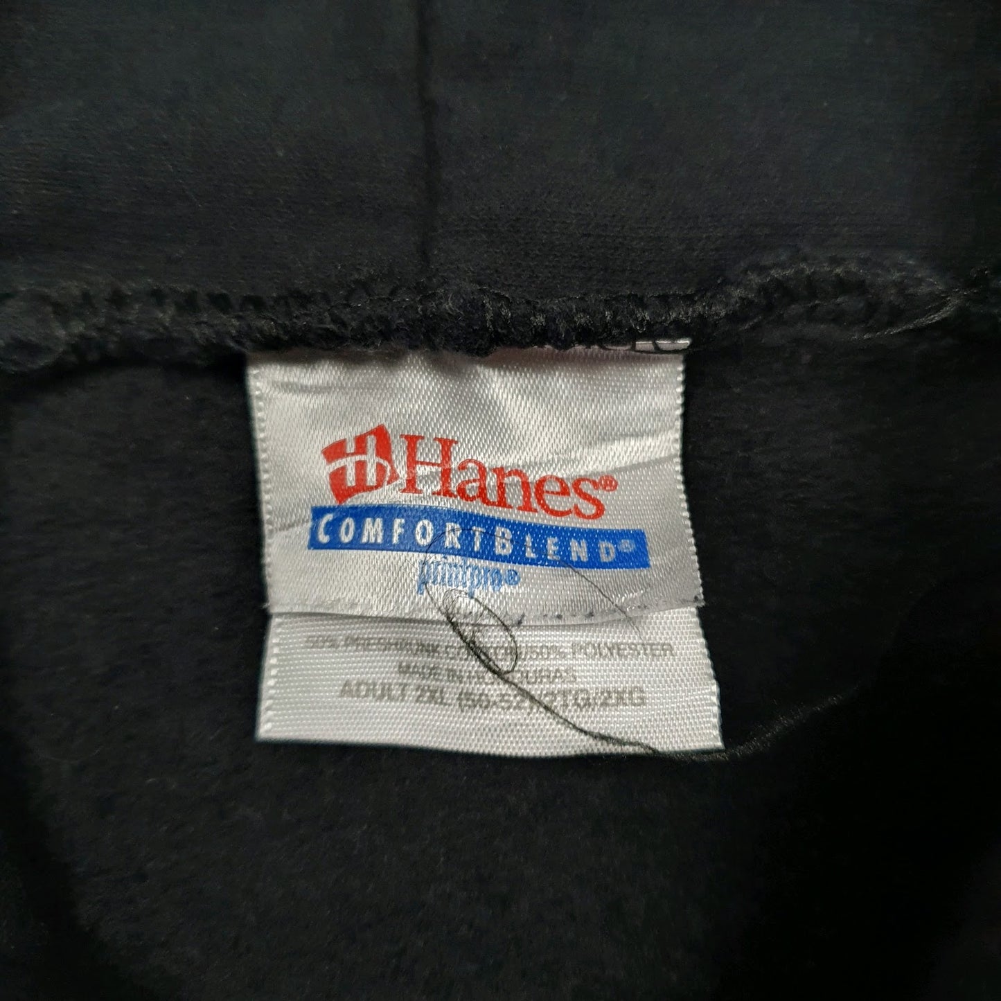 Mens Black Hanes  Hoodie Jumper