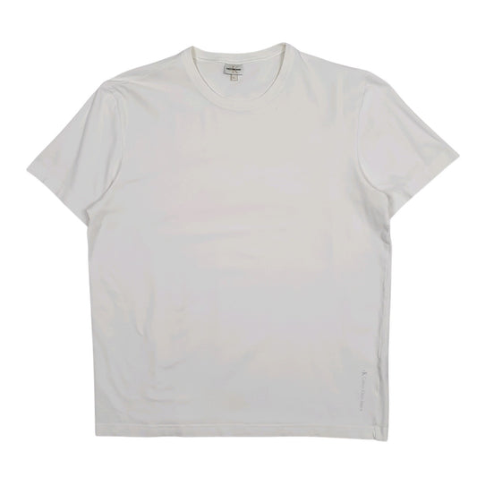 Mens White Calvin Klein  Short Sleeve T Shirt