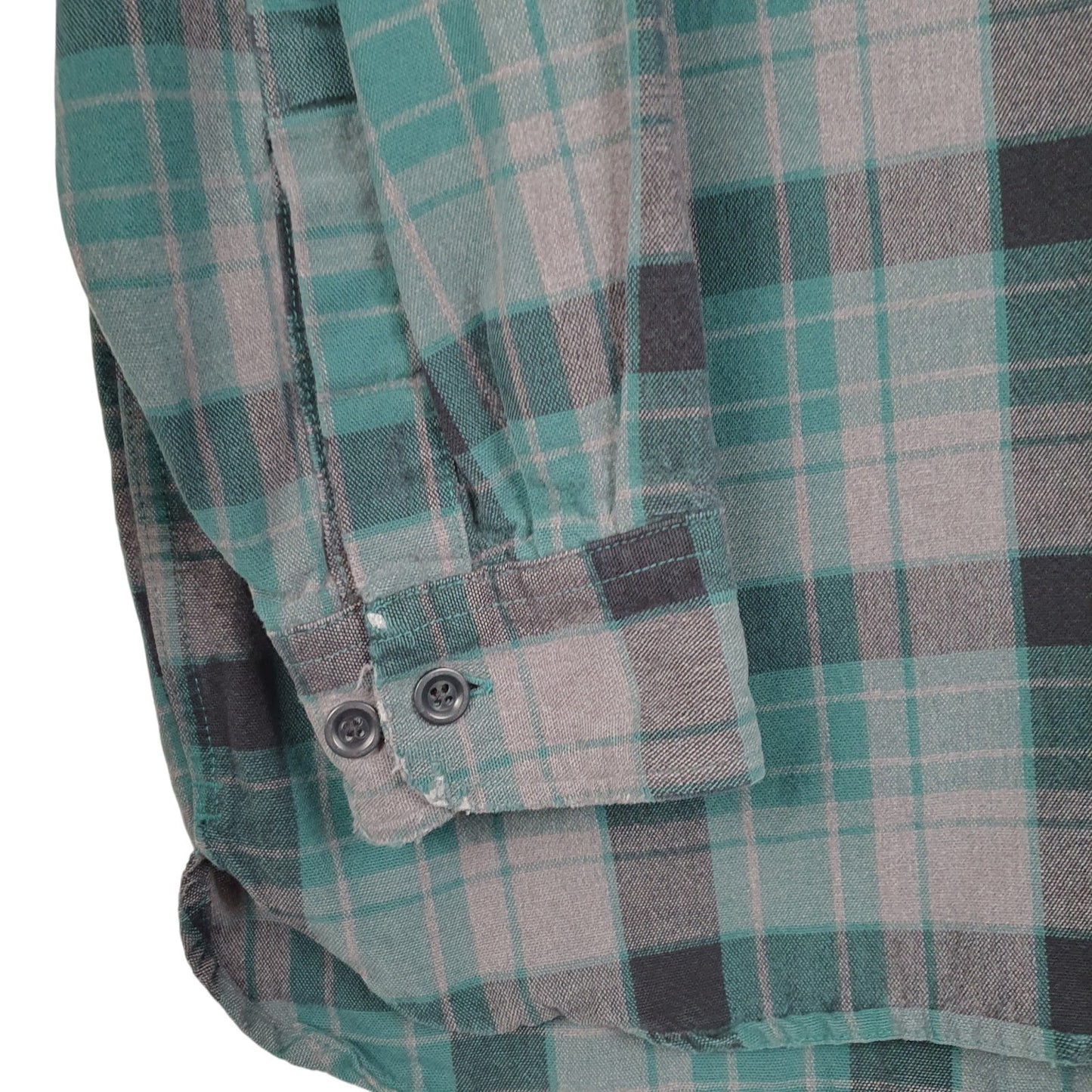 Mens Grey L.L.Bean Chamois  Shirt