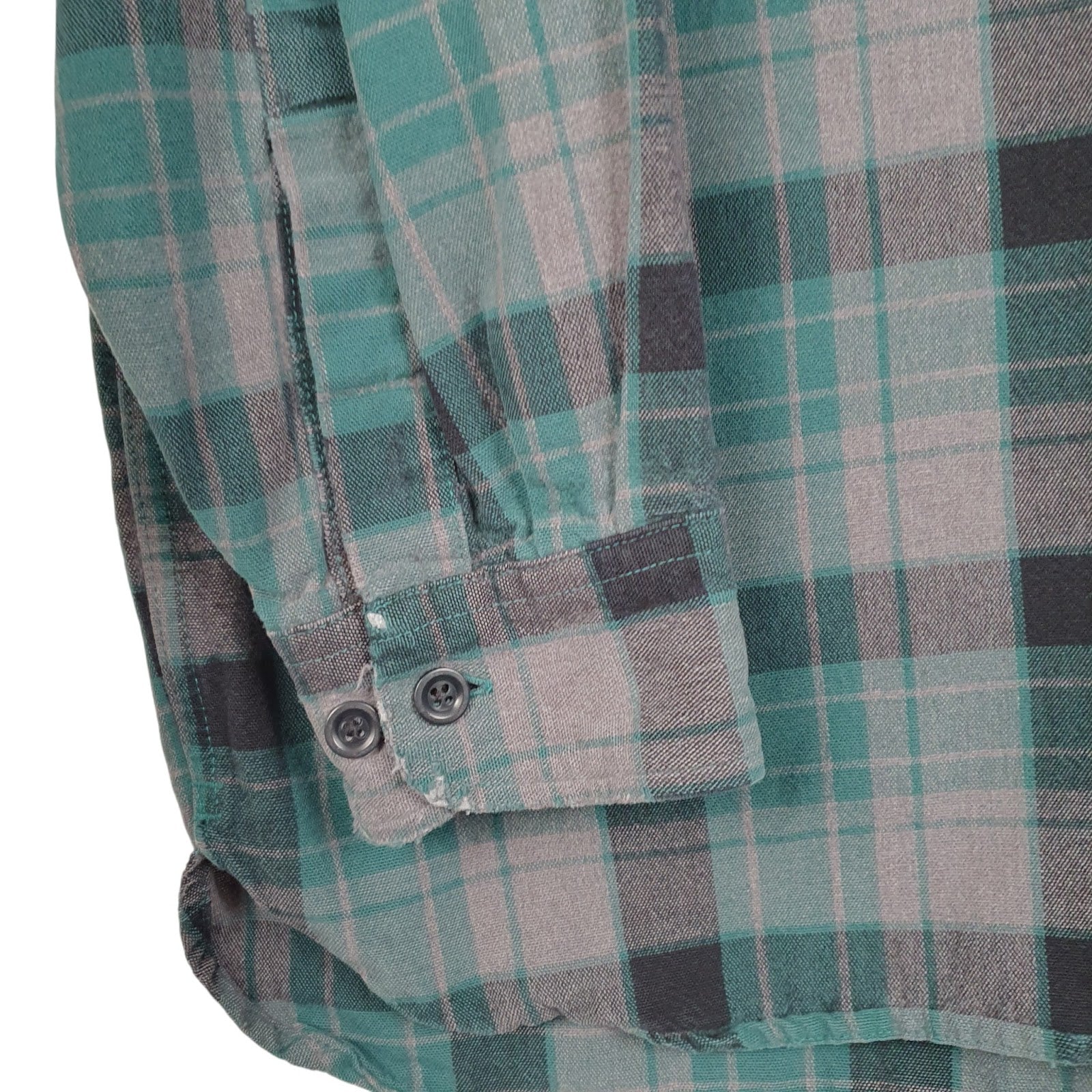 Mens Grey L.L.Bean Chamois  Shirt