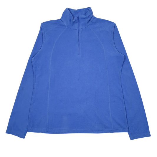Womens Blue Columbia Sportswear Company  Quarter Zip Jumper