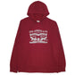 Mens Burgundy Levis  Hoodie Jumper