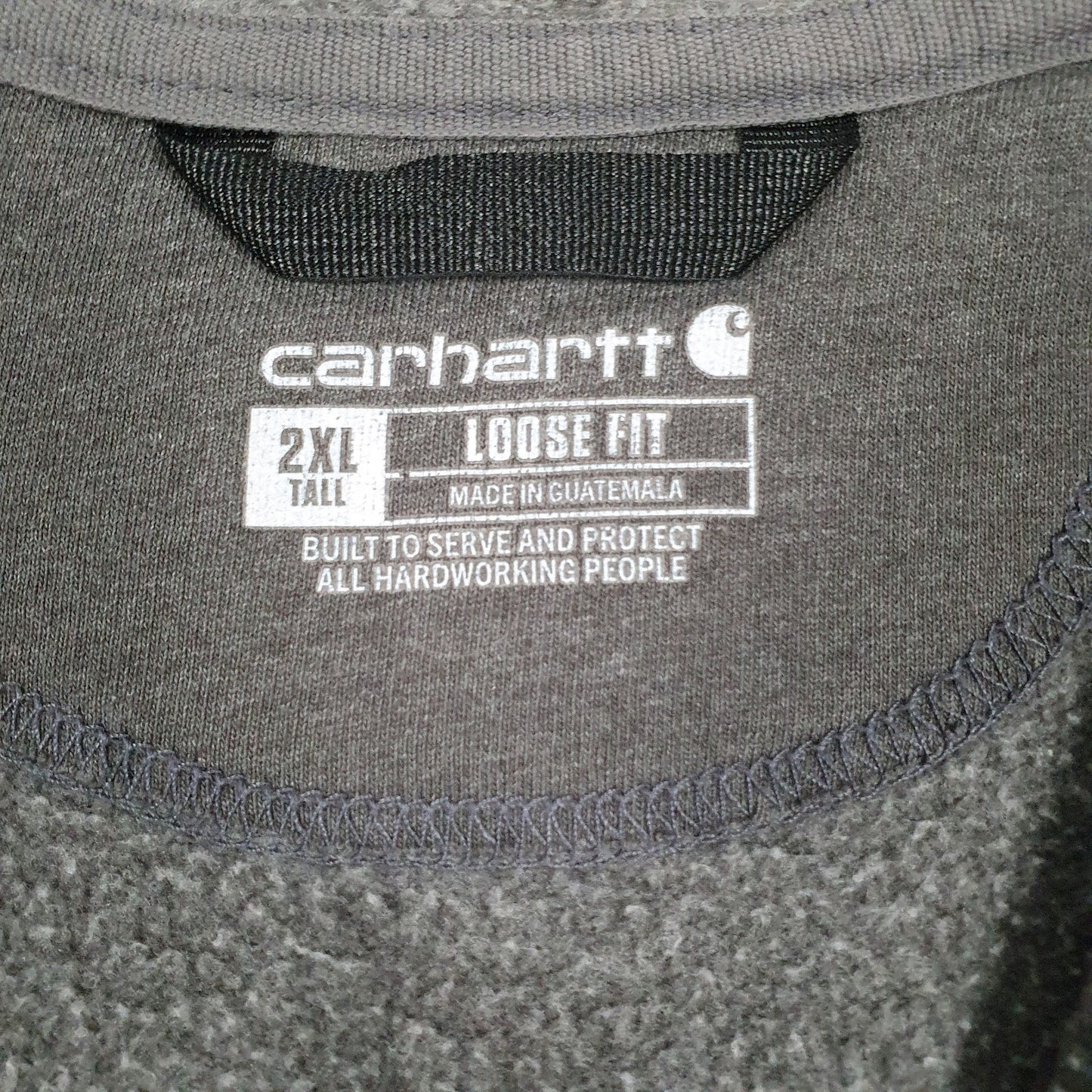 Mens Grey Carhartt  Full Zip Jumper