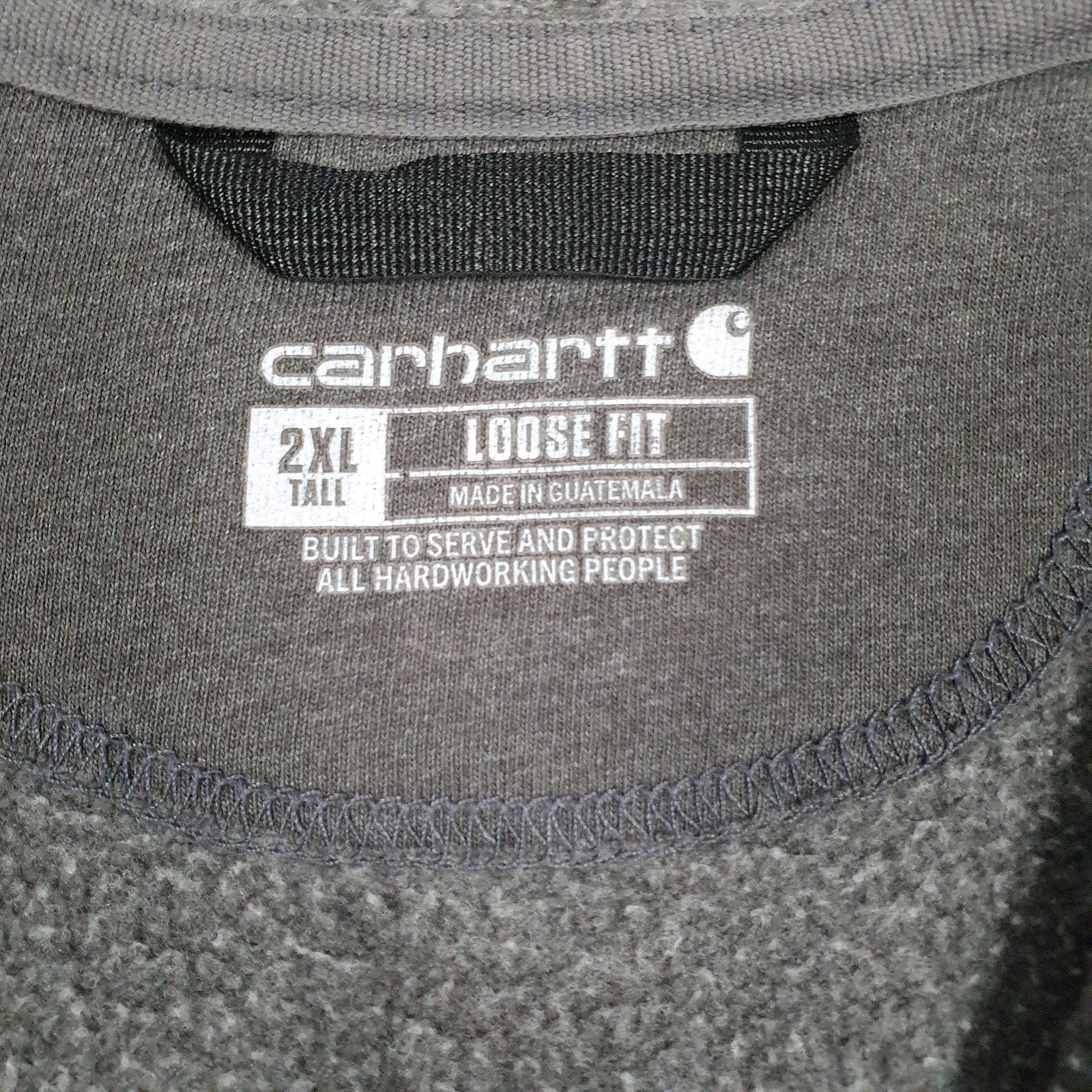 Mens Grey Carhartt  Full Zip Jumper