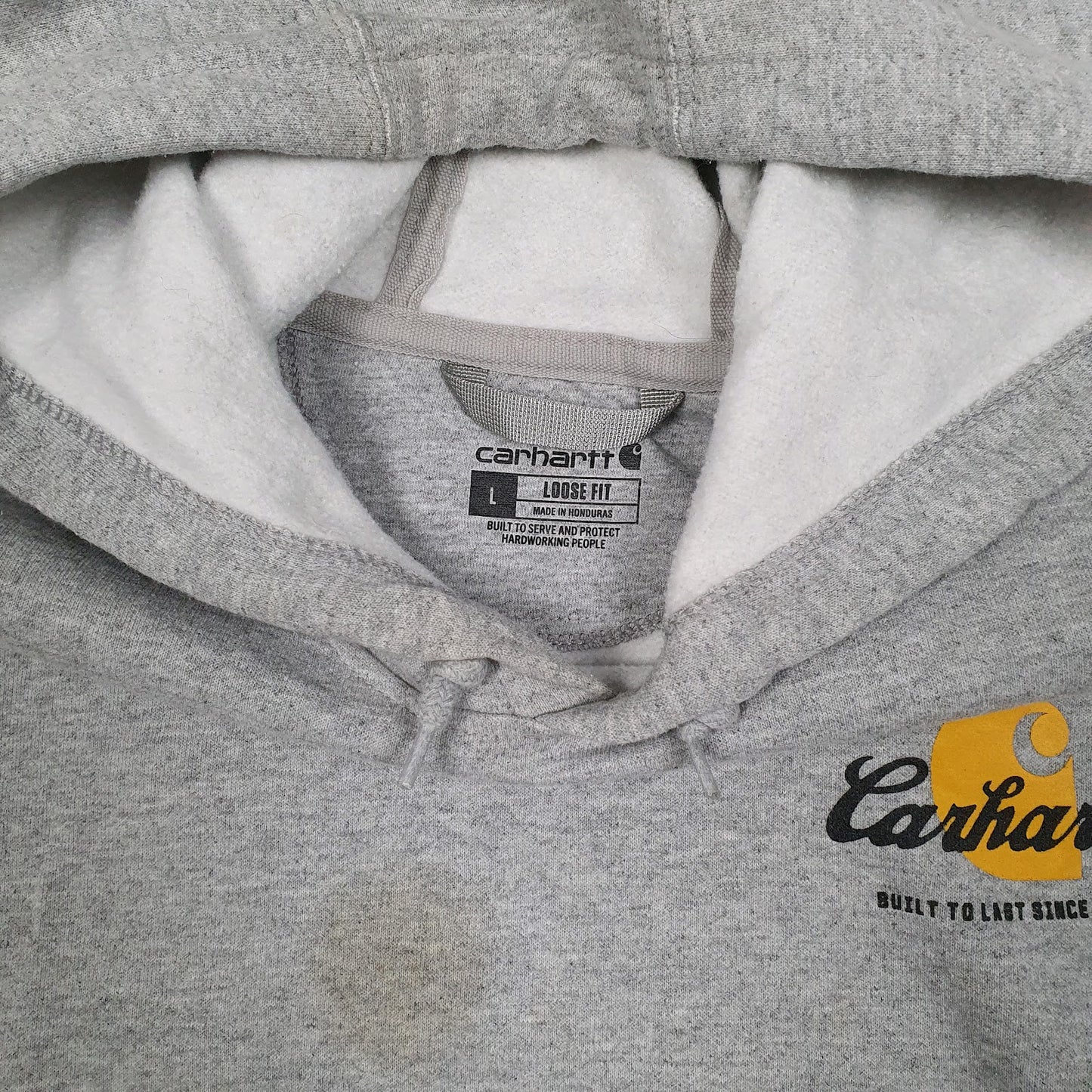 Mens Grey Carhartt  Hoodie Jumper