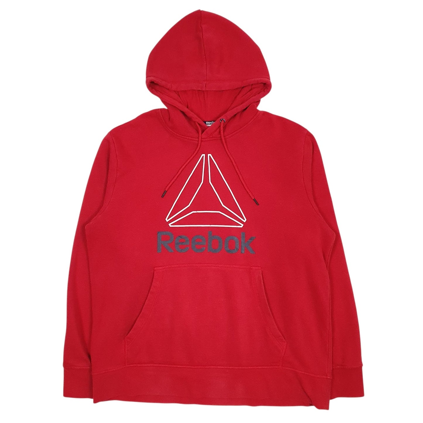 Mens Res Reebok Spellout Hoodie Jumper