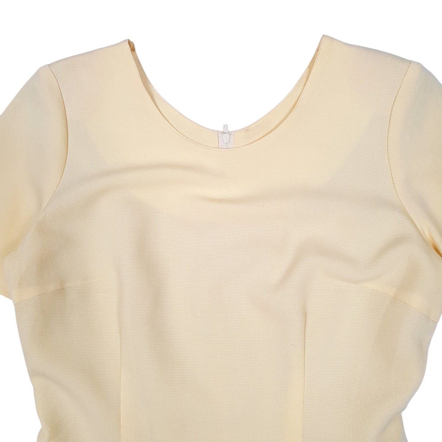 Womens Yellow Unbranded Fitted Office  Dress