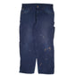 Mens Navy Carhartt B159 Carpenter Trousers