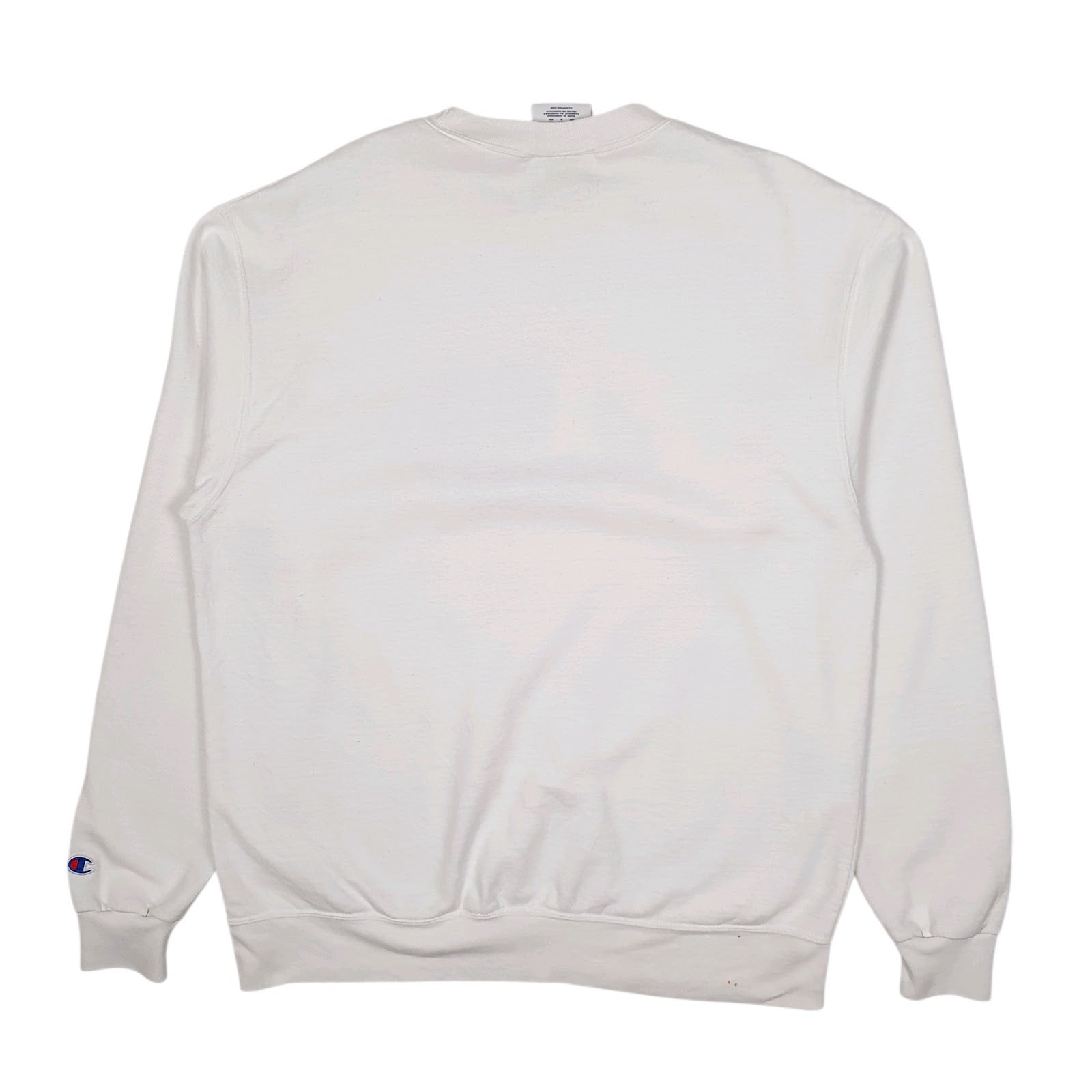 Mens White Champion Goattalk LA Rams NFL Crewneck Jumper
