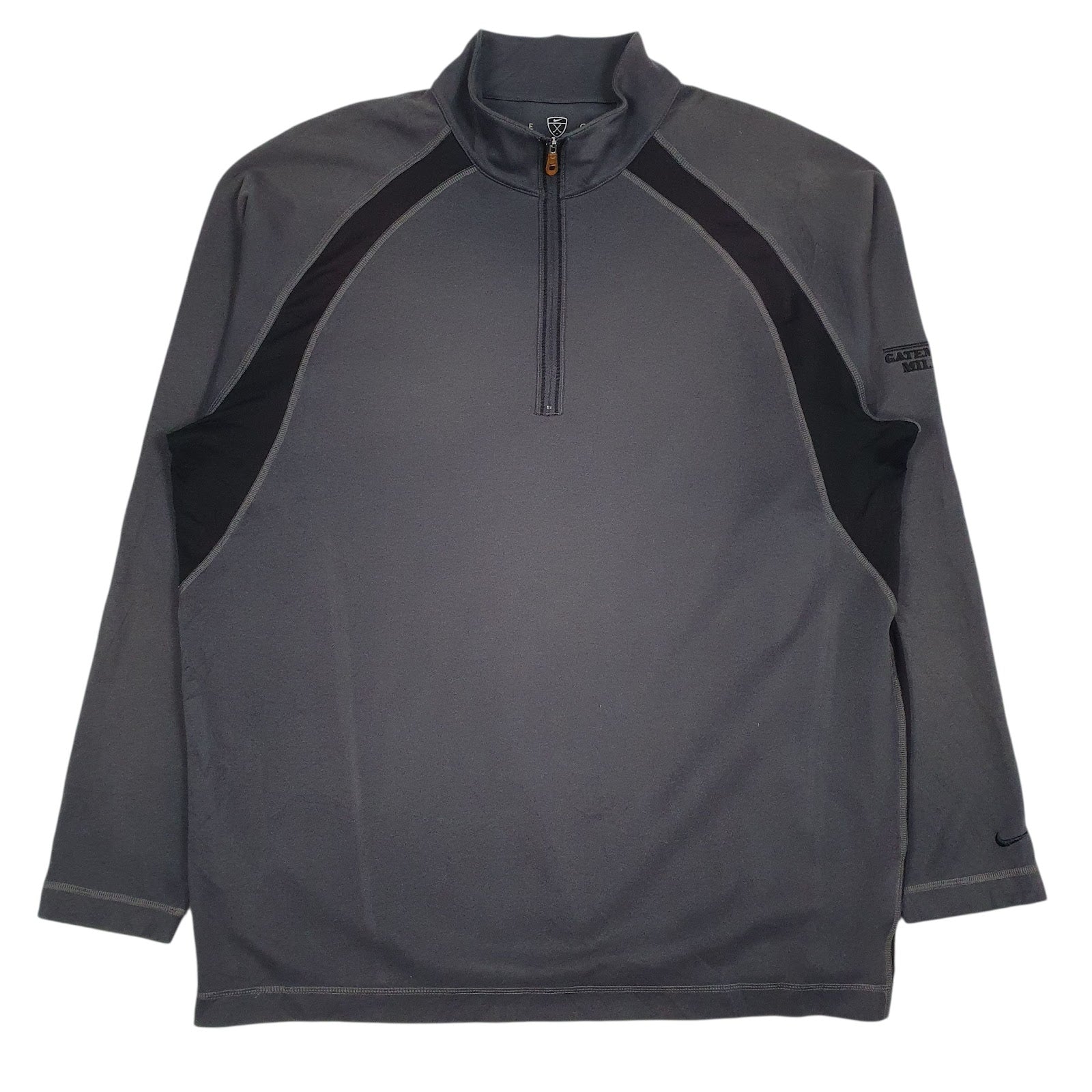 Mens Grey Nike Golf Full Zip Jumper